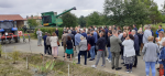 Vignette Image 2 : Intervention du directeur de l'agence de l'eau Adour-Garonne devant l'exploitation agricole du lycée sur le sujet de l'eau particulièrement important dans le département du Gers