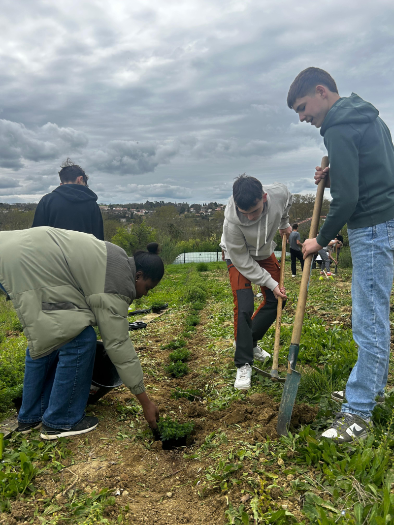 Image 2 : Aguem Koboyabelo au lyc&eacute;e et CFA agricole de Beaulieu-Lavacant dans le Gers